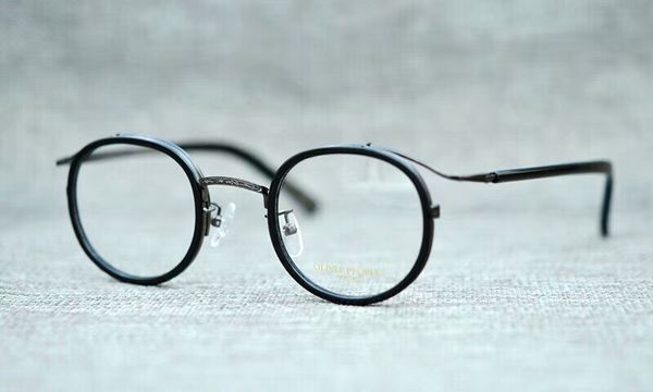 Новое прибытие A +++ ретро-винтажные титановые очки круглые очки