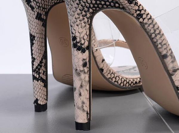Großhandel Schlange Muster High Heels Sandalen Sommer Transparent PVC Frauen Sandales Rom Knöchelriemen Femme Pumps Von Kpu2018, $28.51 Auf Großhandel Schlange Muster High Heels Sandalen Sommer Transparent PVC Frauen Sandales Rom Knöchelriemen Femme Pumps Von Kpu2018, $28.51 Auf