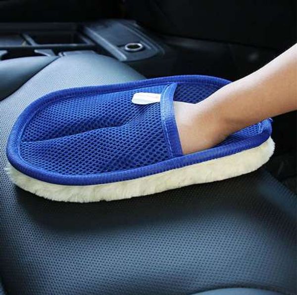 New Car Washer Tool 1PC Car Wash Clean Sponge Brush Detergente per vetri Blue Wave Cars Wash Triangle Alta qualità 15