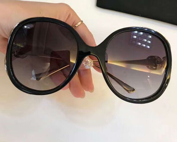 

women 0226s sunglasses plastic sol sunglasses 56mm grey oversized with gafas designer round de gradient sun glasses new box black, White;black