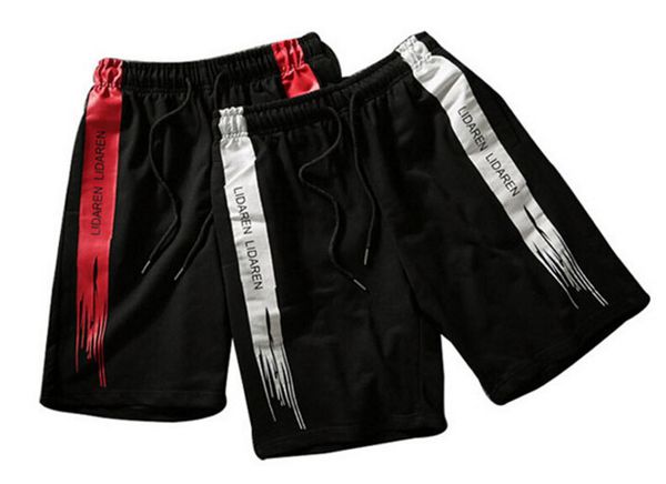 

Summer Casual Five Pants Slim Fit Athletic Short Beach Letter Printed With Pocket Kanye Fashion Trousers