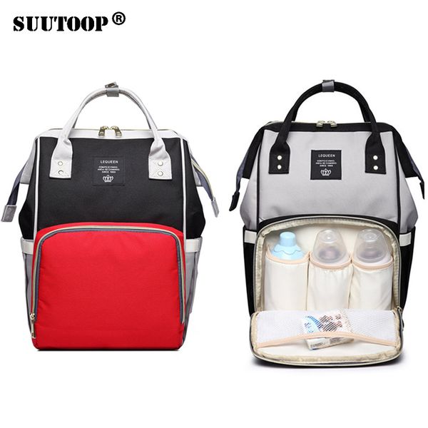

2018 fashion mummy maternity diaper bag waterproof nursing bag women travel backpack designer baby care nappy