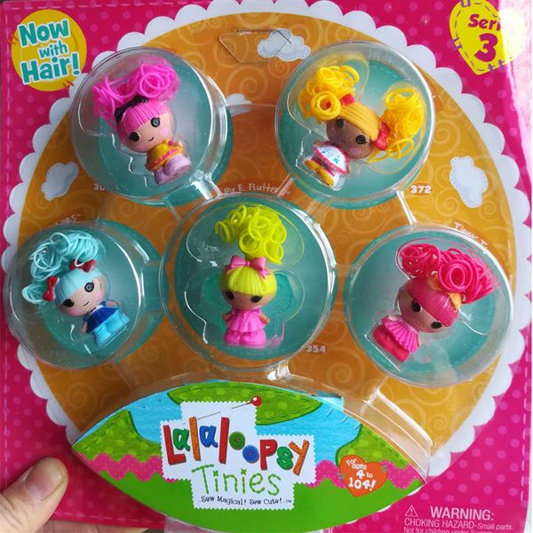 

New! Mini Lalaloopsy dolls boxed princess dolls Girl's toys set Play house toys gifts