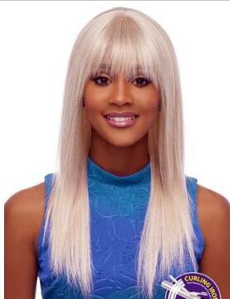 

fashion women's long light brown straight hair wigs, Black;brown