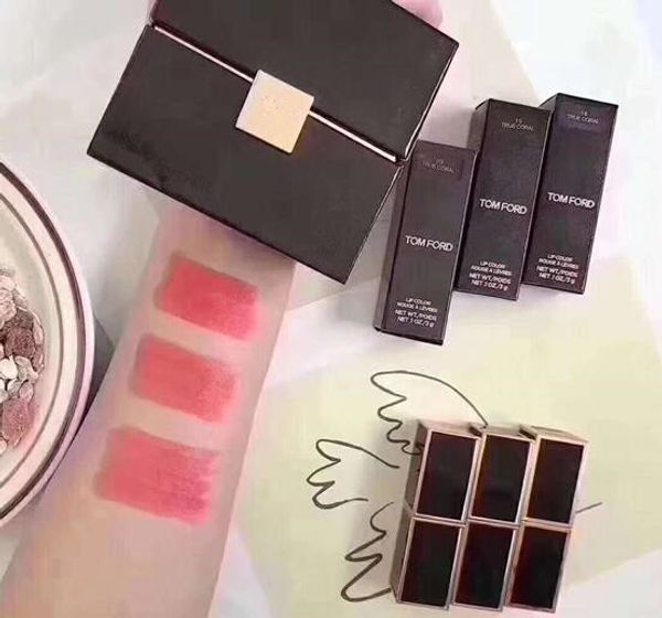 

New Makeup cosmetics Lip stick high-quality 1set=3pcs black/white Free shipping