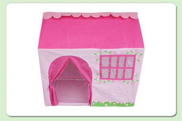 

2017 foldable play house tent pink blue portable outdoor indoor toy house kids tent castle cubby for kids/children -3 color