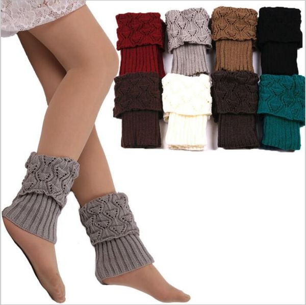 Großhandel Stricken Beinwärmer Frauen Häkeln Boot Großhandel Mode Pelz Beinlinge Frauen Häkeln Gestrickte