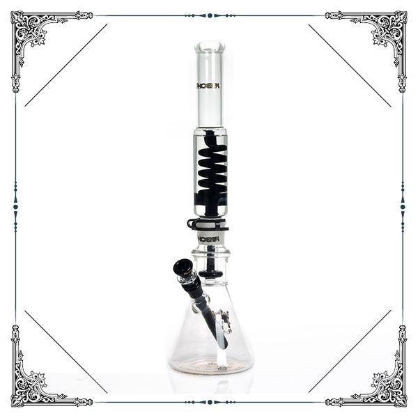 18-дюймовый Phoenix Beaker Bong Cookahs Freezable Coil Big Glass Bongs Dainshade Perc Glycerin Bongs Cool Heady Glass Collection Waterpipe построить бонг