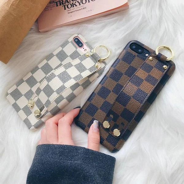 

Модный классический сетка браслет чехол для iPhoneX 8 8plus 7 7plus жесткий черный чехол дл