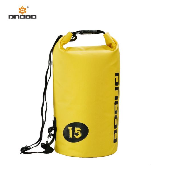 

fishing bag 15l portable outdoor waterproof dry bag double pvc closure sports river trekking