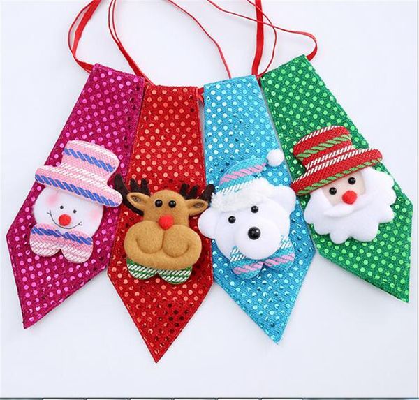 Christmas New Year Tie Party Accessories Boys Creative Christmas