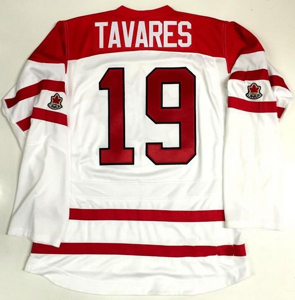 

2018 john tavares steve yzerman team canada world juniors embroidery stitched customize any number and name jersey jerseys delivery, Black;red