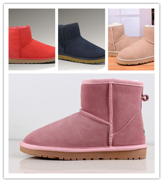 

Au tralia brand cla ic 5854 women now boot red gray black rice white chocolate ladie mini winter boot whole ale without box