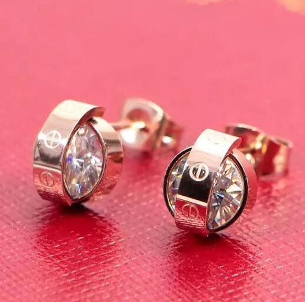 

Серьги Высокое качество Известные ювелирные изделия из нержавеющей стали Роскошные золотые серьги с позолотой для мужчин и женщин оптом 9972