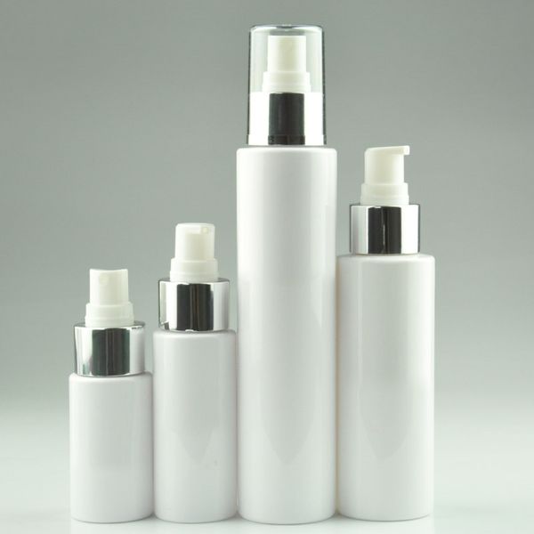 

40ml 50ml 100ml white pray bottle emul ion liquid bottle travel portable refillable empty lotion bottle f1366