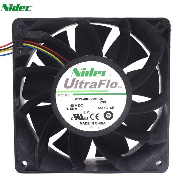 

nidec 12038 48v 1.55a v12e48bs8m9-07 120*120*38mm 4-p pwm case cooling fan