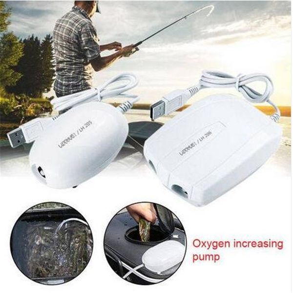 

wholesalesfish tank aquarium air pump filter ultra silent usb rechargeable oxygen pump air pumps & accessories