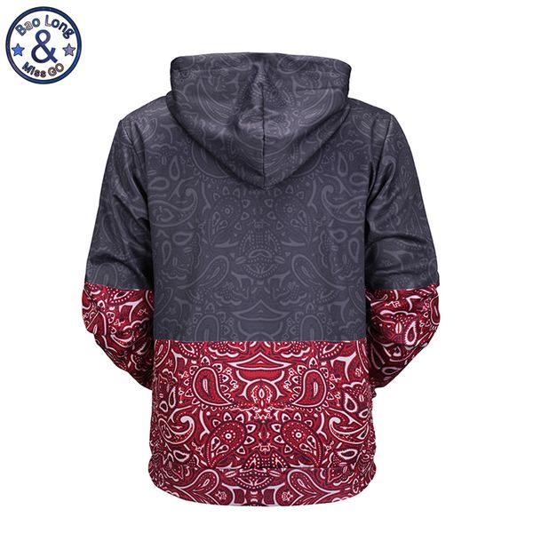 

floral stitching 3d printed men 's hooded hoodies funny design drawstring hoodies man ing, Black