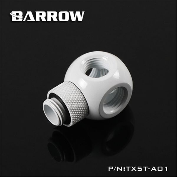 

Barrow g1 4 360 degree rotary fitting rotary metalic cube tee 5 way for computer water cooling tx5t a01