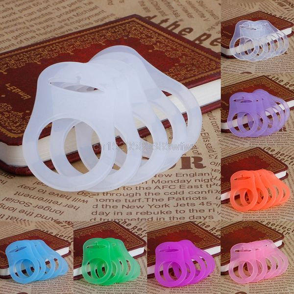 

5pcs multi colors silicone baby dummy pacifier holder clip adapter for mam rings chupeta pacifier clips #hc6u# drop shipping