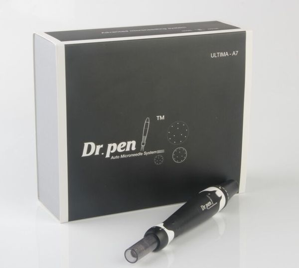 Dr. Caneta A7 Auto Microneedle Sistema Ajustável Agulha Comprimentos 0.5mm-2.5mm Elétrico Dermapen Selo CE