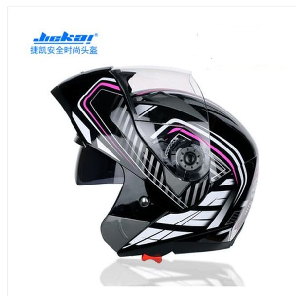 Model JIEKAI 105 Visor Motorbike Flip Up Helmet Lens Anti-fog Clear