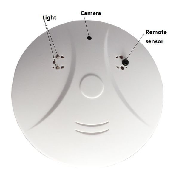 

tbt smart home security camera alarm system wireless smoke detector camera somke detector mini camera