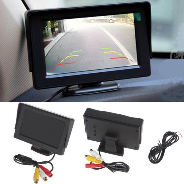 

9-35v fpv 4.3inch tft lcd monitor screen fpv av rc models monitor lcd car rearview monitor