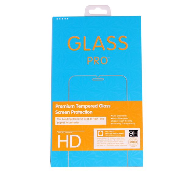 300PCS Neue Universal-Handy Gehärtetes Glas Verpackung Screen Protector Papier Box Für Iphone X 8 7 6 6s Plus 5 5s 5c 4 4s