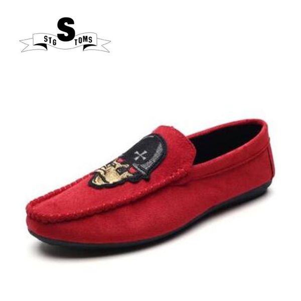 

new sneakers cool super fabric print men' loafers handmade luxurious brand party and wedding walking shoes for men tm0066