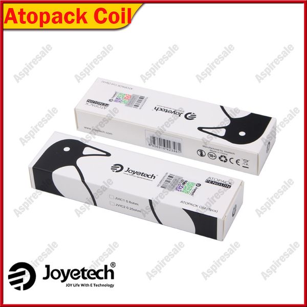 

Joyetech ATOPACK JVIC Coil Руководитель 0.25ohm DL 0.6ohm 1.2ohm MTL KAL Глава Wrap керамической Cradle Испаритель для Atopack Penguin