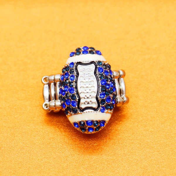 

fashion outdoor sports rugby alloy ring europe and america fashion glamour sports series jewelry (ring adjustable size), Golden;silver