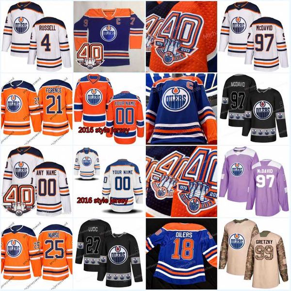 

New Season Edmonton Oilers Jersey 93 Ryan Nugent-Hopkins 22 Tobias Rieder 18 Ryan Strome 16 Jujhar Khaira 27 Milan Lucic Hockey Jerseys