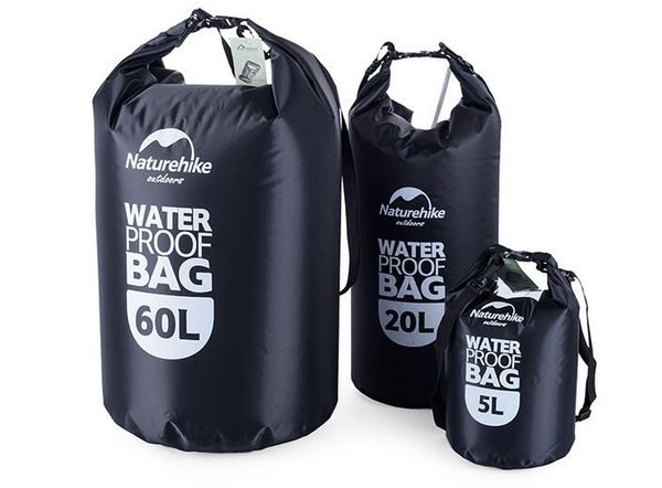 

5l,20l,60l,3pcs large capacity waterproof outdoor upstream drifting sealed waterproof bag beach swimming admission package