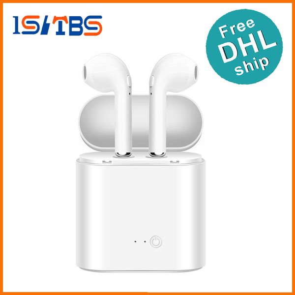 

bluetooth headphones i7 i7s tws twins earbuds mini wireless earphones headset with mic stereo v4.2 for phone android with retail package