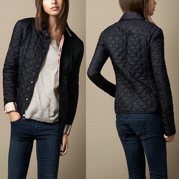 

Высокое качество плед тонкий ватные куртки осень зима женщин старинные плюс разм