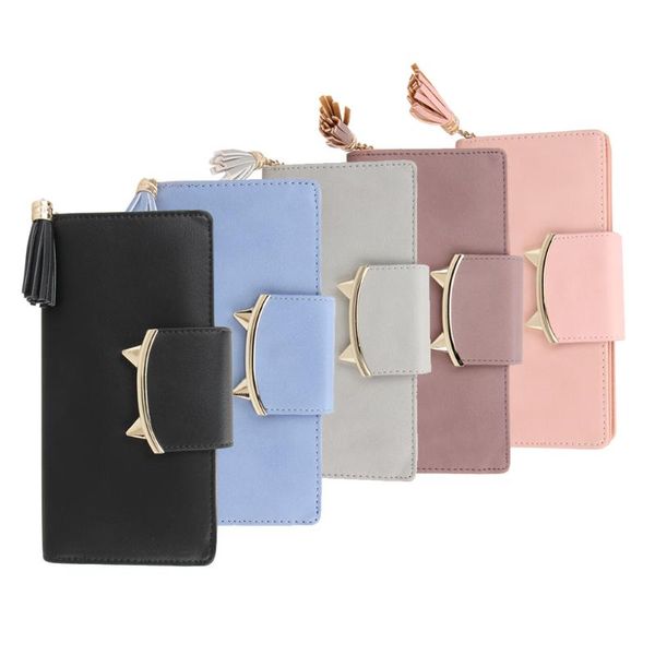 Mignon Femmes PU cuir court Wallet Porte-monnaie Carte de crédit titulaire organisateur cadeaux