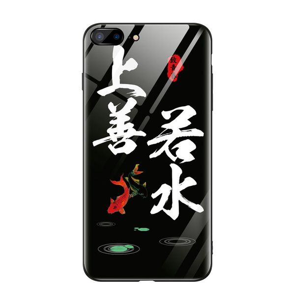 

new arrival for iphone 10 luminous case tempered glass fluorescent case protective night light luminous case