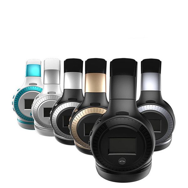 

Zealot b19 lcd di play hifi ba wirele bluetooth headphone for iphone 7 amung xiaomi earphone with fm radio micro d lot