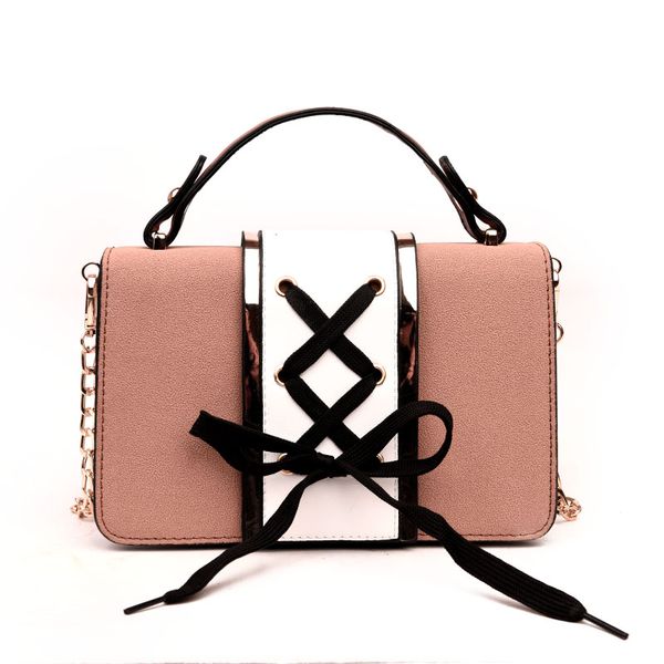 

female bag bow designer ladies messenger bag handbag ladies leather shoulder 2018 fashion pu leather handbag