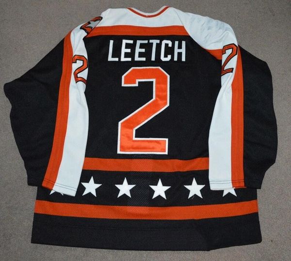 

vintage brian leetch 1991 nhl all star hockey jersey embroidery stitched customize any number and name jerseys, Black;red