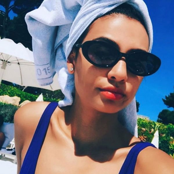 

2018 retro cat eye sunglasses women small round oval sun glasses ladies cute cateyes eyewear big black glasses uv400 1417t, White;black