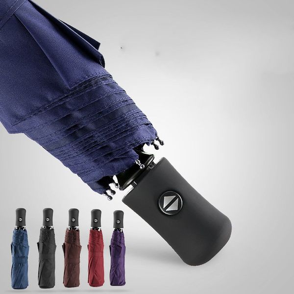 

21-дюймовый автоматическая трех- складной зонтик multicolor 7 цветов креатив мужчин и женщин бизнес пользовательский логотип gift реклама re