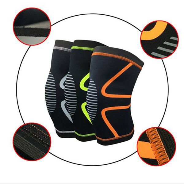 

compression knee sleeves brace elbow & knee pads support for training, weightlifting, running, basketball, squats, Black;gray