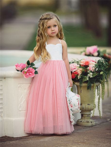 

girls tutu dress cute lace princess dress solid performance clothes for 1-6 years kids children, Red;yellow