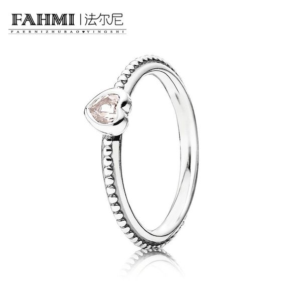 

fahmi 100% 925 sterling silver 1:1 original authentic charm 190896slp temperament fashion glamour retro ring wedding women jewelry, Slivery;golden