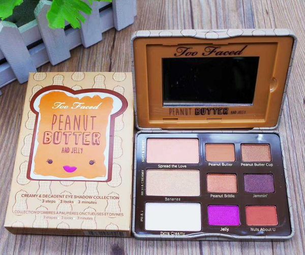 

2018 новый купить макияж палитры сталкиваются арахисовое масло желе тени палитра 9