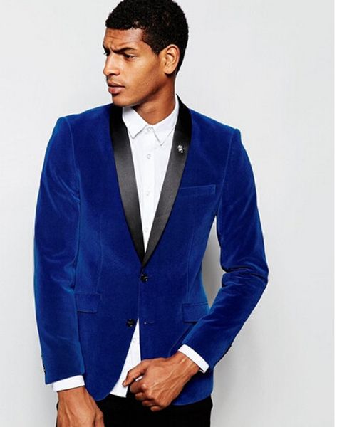 

custom made blue velvet groom tuxedos men formal suits business men wear wedding prom dinner suits (jacket+pants+tie+girdle)no;432, Black;gray