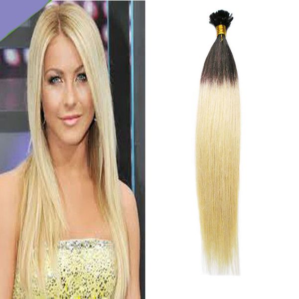Fusion Hair Extensions Keratin Tip Ped Hair Extenions Color 1b