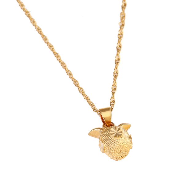 

gold plated fruit pendant pineapple necklace jewelry, Silver